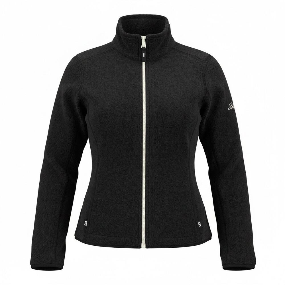 Bogner Kids Logo Black Plush Fleece Zip Jacket 140-146 Sz L